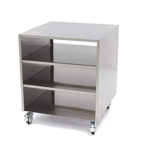 Maxima supporto inox su ruote 60x60 120 kg