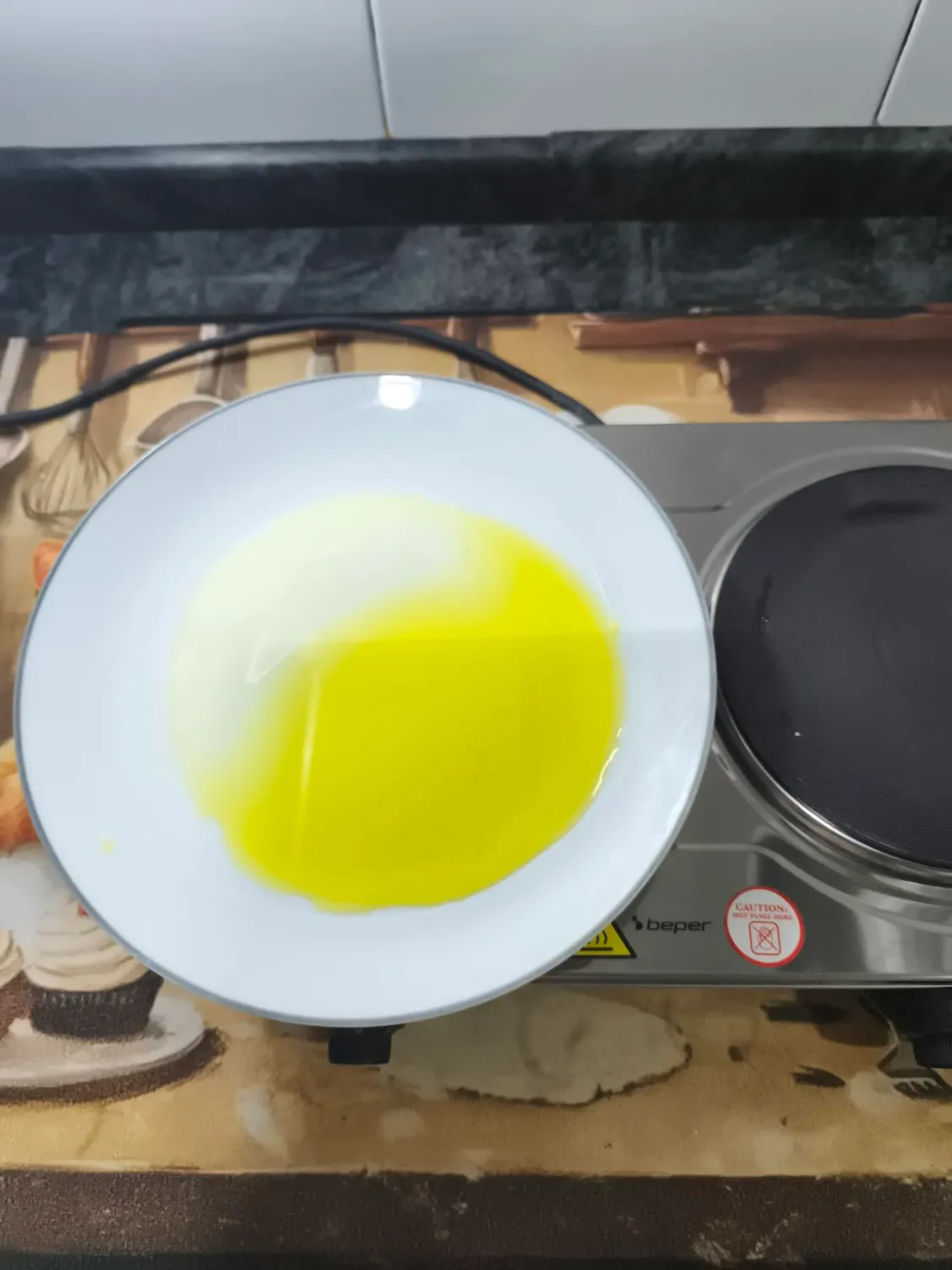 Beper P101PIA200 fornello elettrico doppio 2500W ghisa