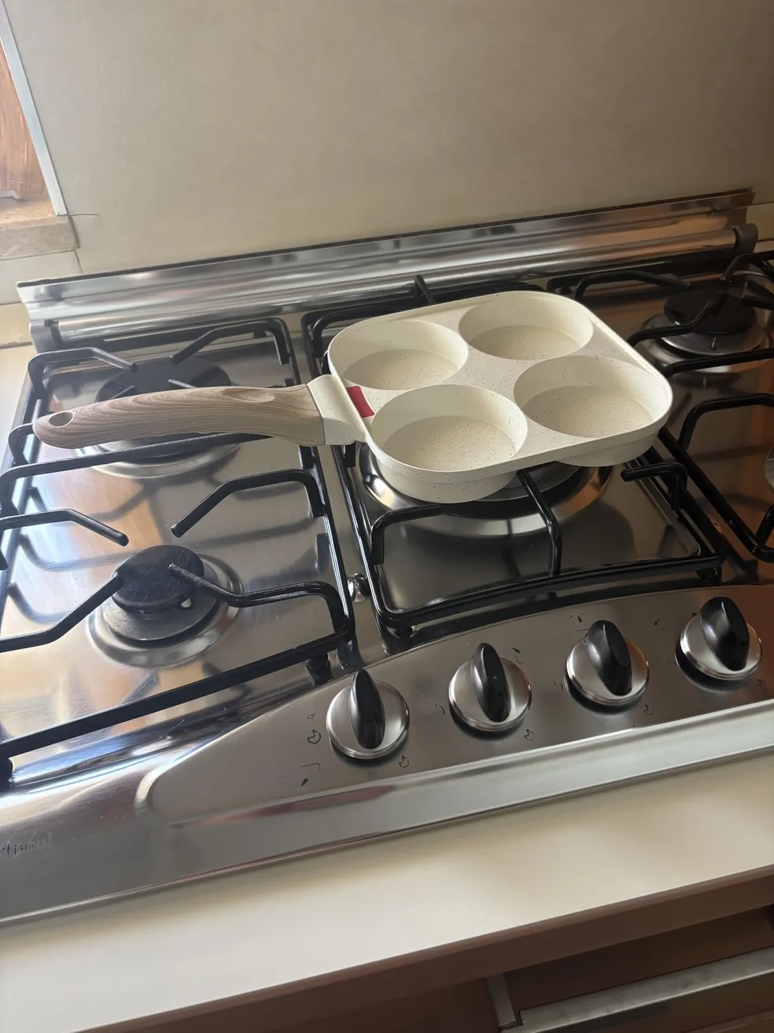 YASHE padella pancake 4 scomparti antiaderente