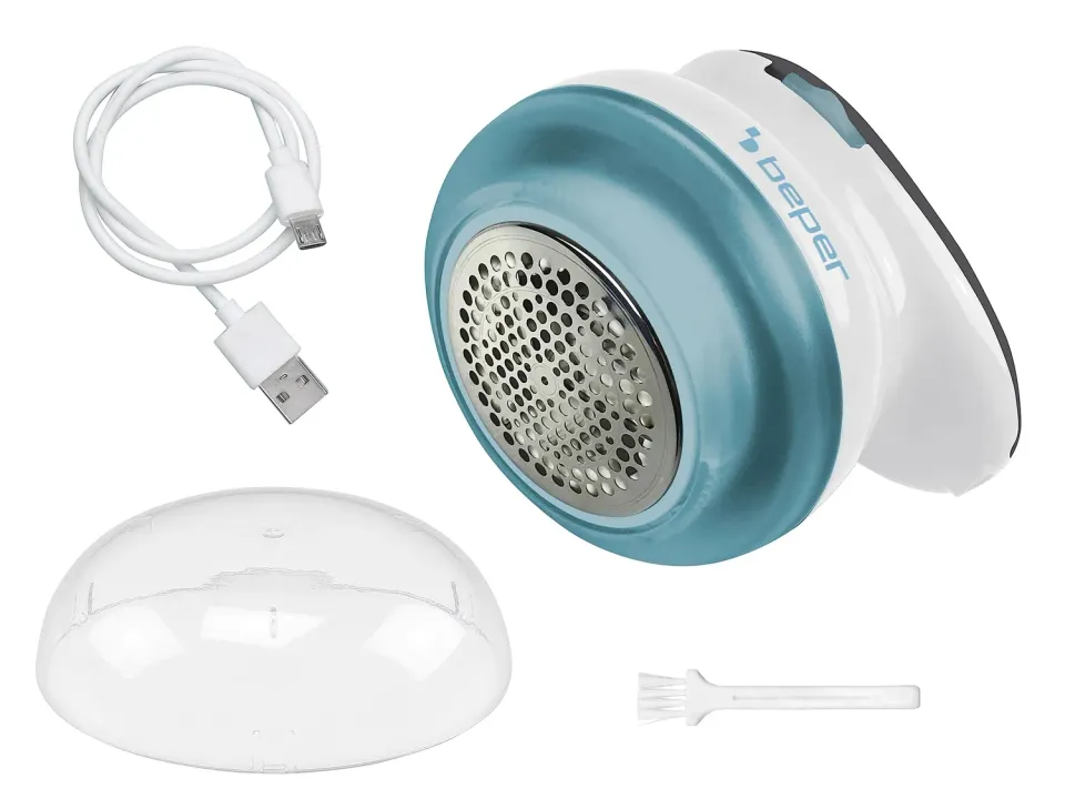 Beper Levapelucchi Ricaricabile USB lame acciaio