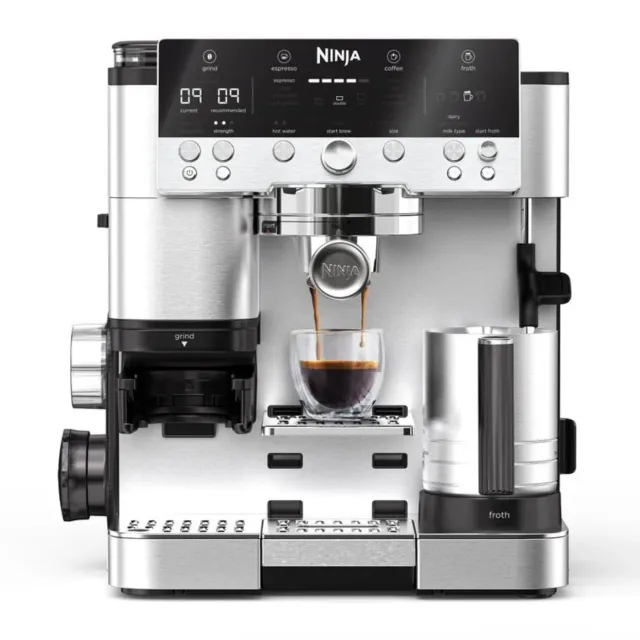Ninja Luxe Cafe Premier macchina caffe espresso argento