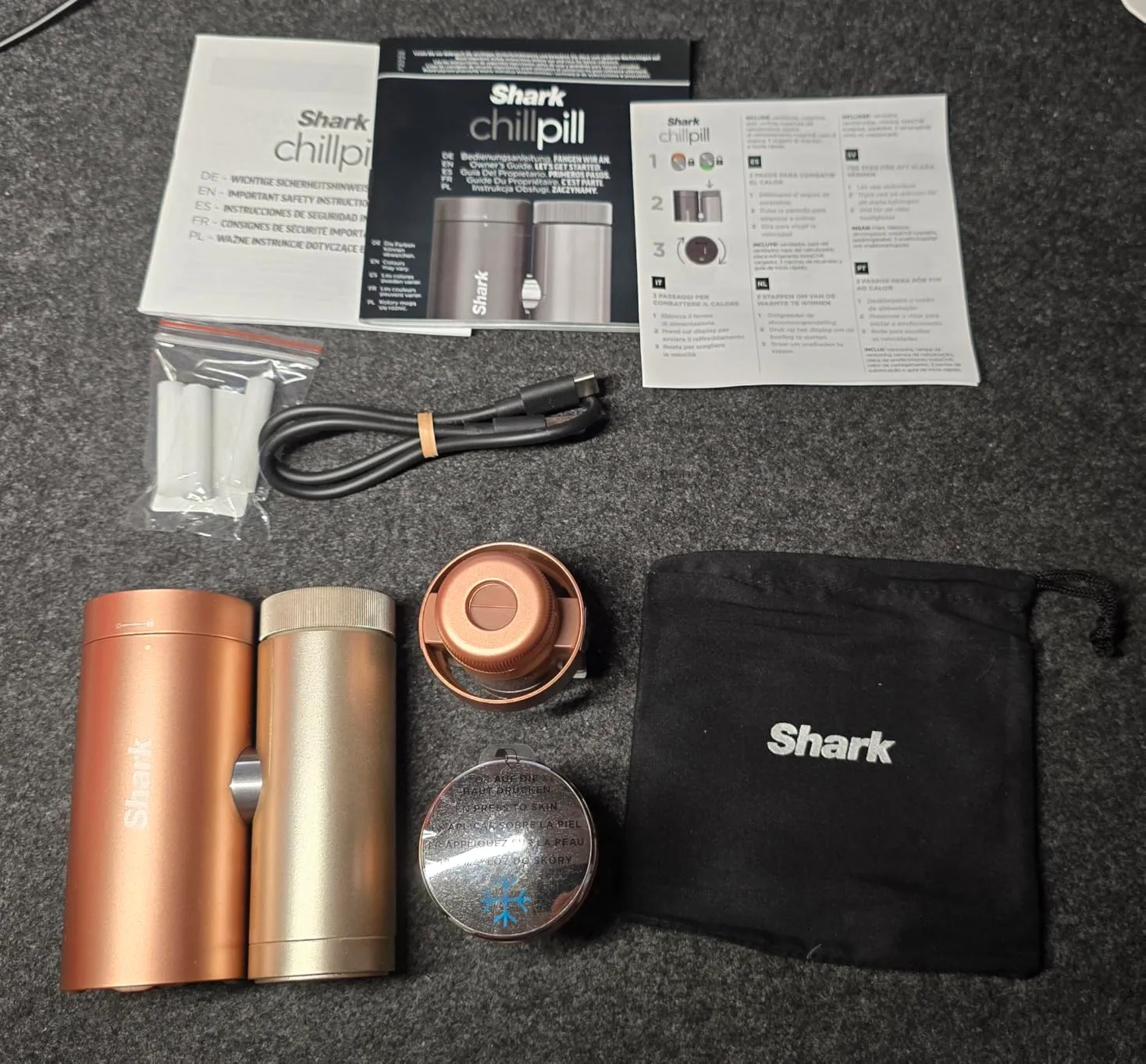 Shark ChillPill FA021EU Ventilatore Bianco Nebulizzazione 3in1