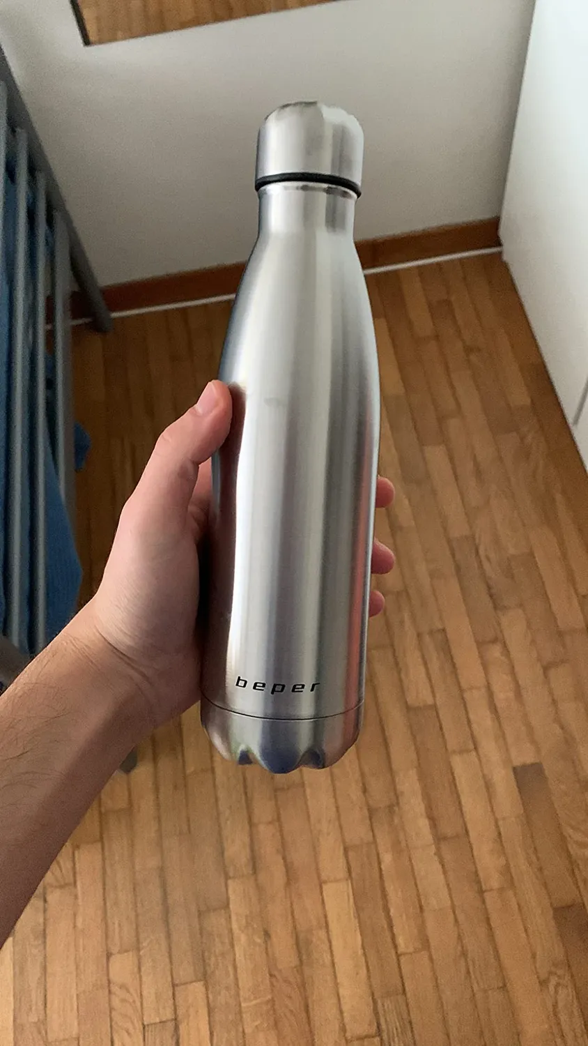 Beper BI.505 borraccia termica inox 500 ml argento