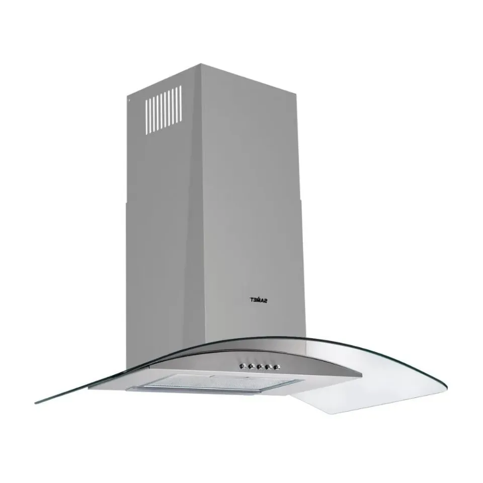 Samet WETH 90 cappa a parete 90 cm inox vetro aspirante