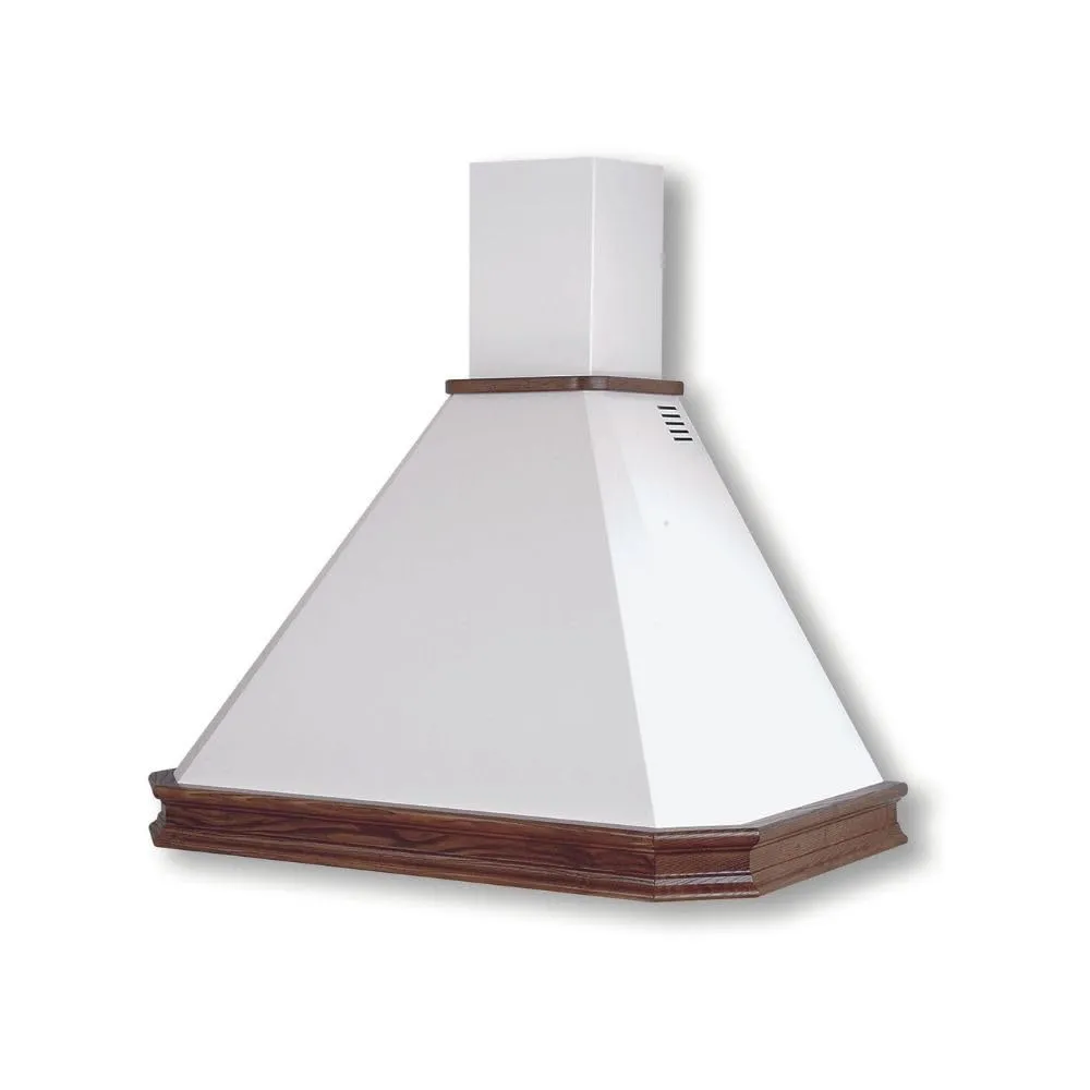 Samet Mattei90 cappa parete rustica 90 cm panna noce