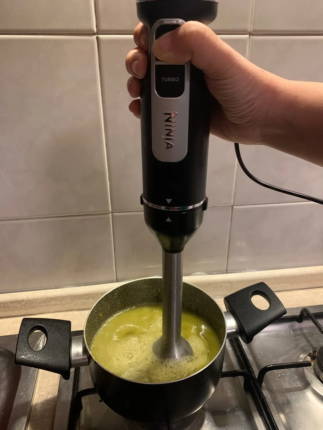 Ninja Foodi PowerBase frullatore immersione 850W pietra oro
