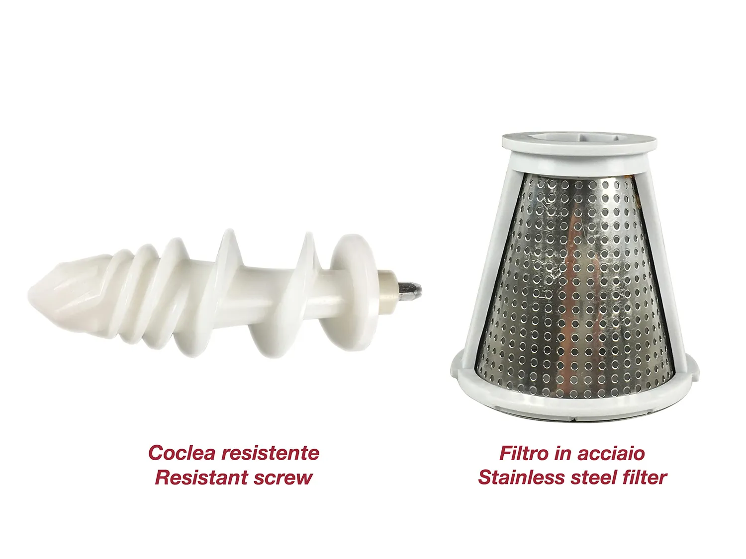 Beper BP.720 Passapomodoro Elettrico 300 W Filtro Inox
