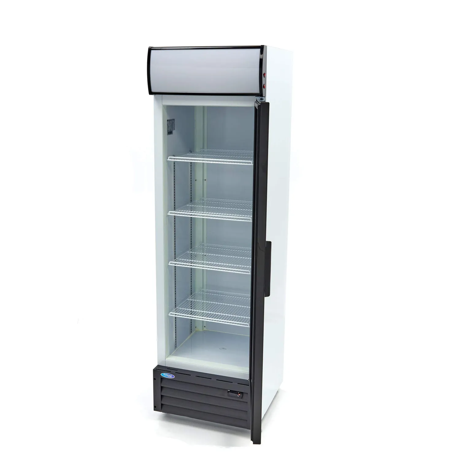 Maxima Frigorifero espositore 360 L porta vetro bianco