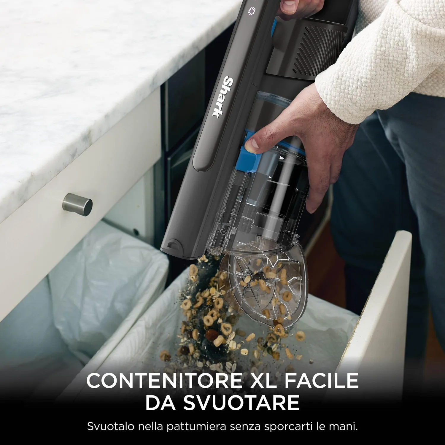 Shark PowerPro Aspirapolvere Senza Filo Blu Standard 50Min
