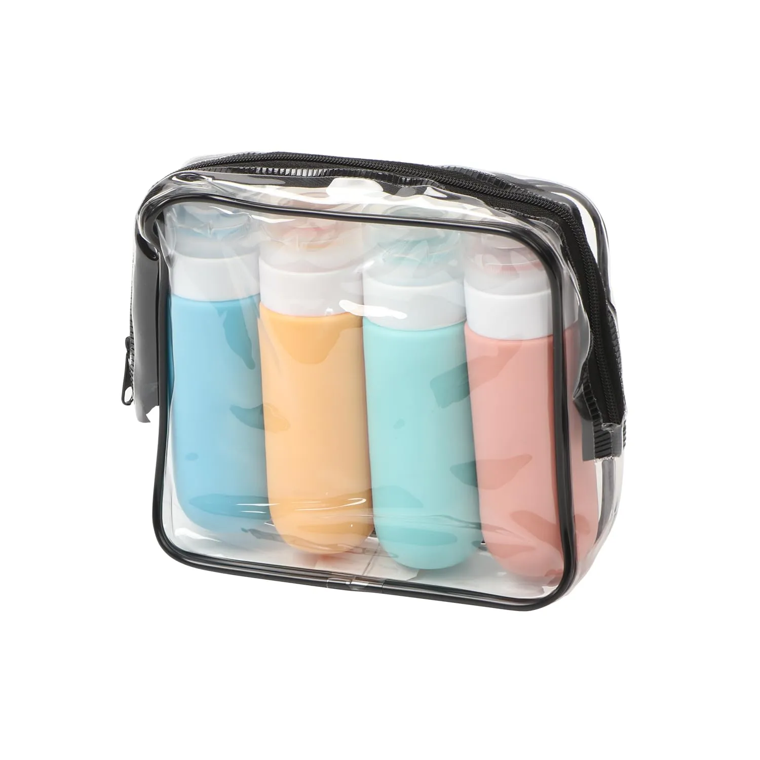 Beper C302AAC010 set 4 flaconi viaggio silicone 90 ml