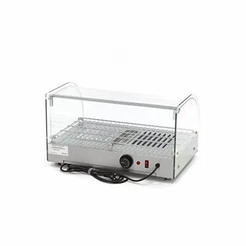 Maxima Vetrinetta Termica 55 cm 25 L 800W vetro curvo