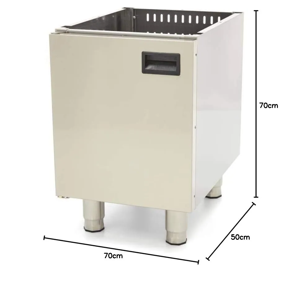 Maxima armadietto inox con anta 40x60 cm