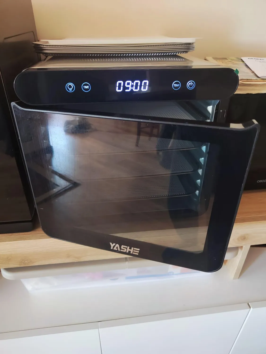 Yashe essiccatore alimentare 800W 9 vassoi inox 75°C