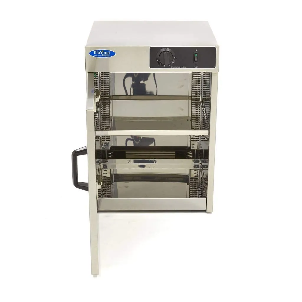 Maxima scaldapiatti 30 piatti Ø 32 cm armadio inox 2 ante