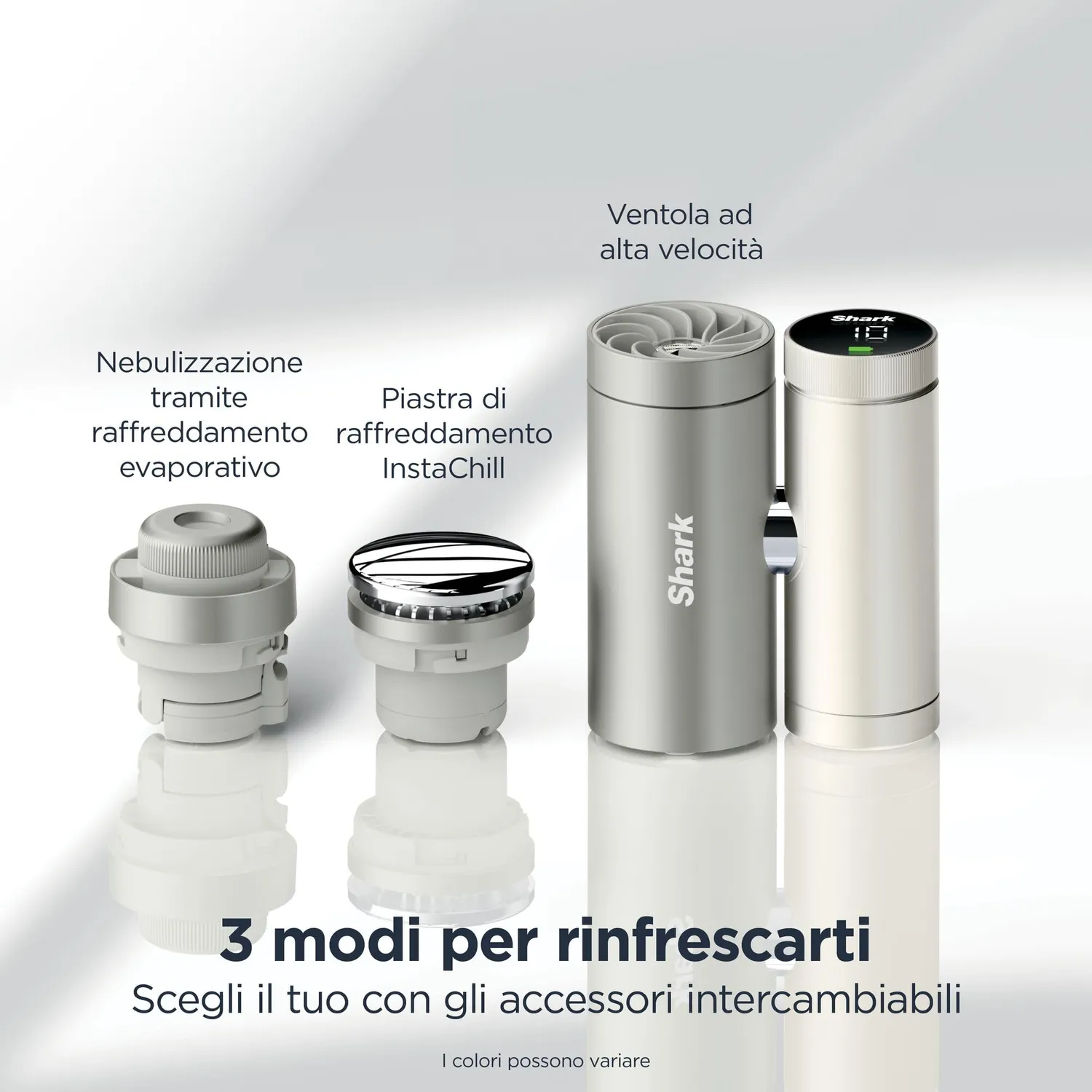 Shark ChillPill FA021EU Ventilatore Bianco Nebulizzazione 3in1