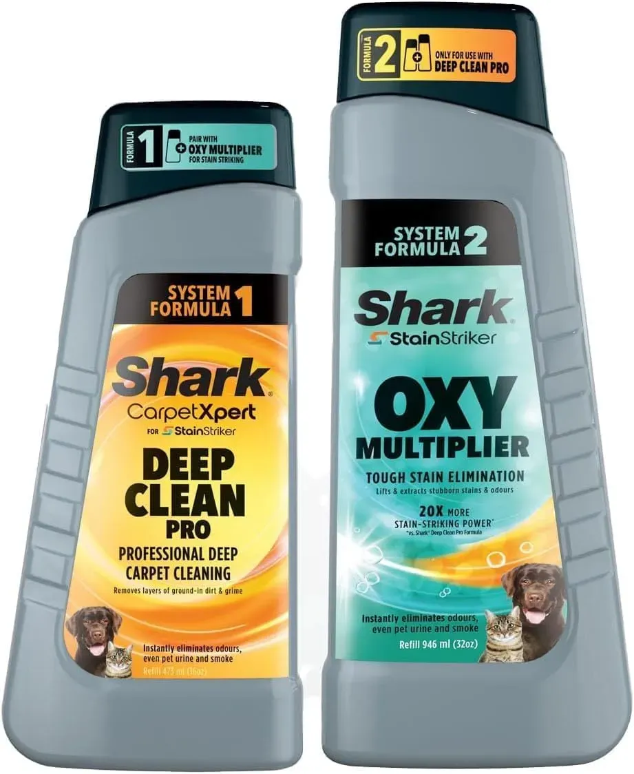 Shark StainStriker Kit Detergenti Smacchiatore 2 Ricariche
