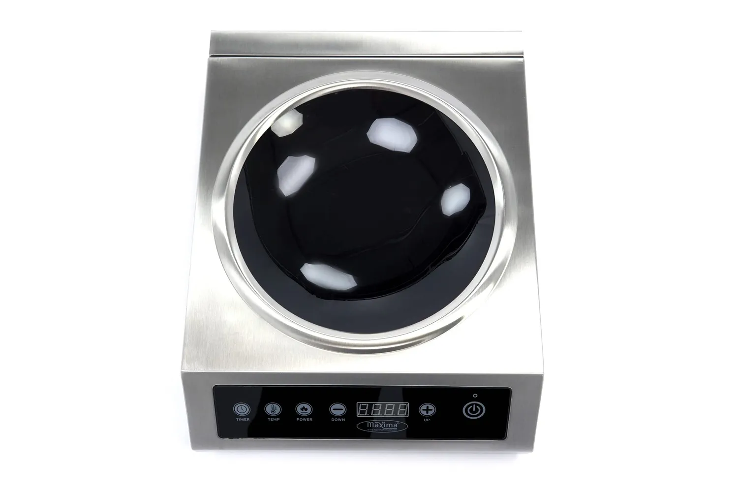 Maxima Fornello a Induzione Wok 3500W 60-240°C