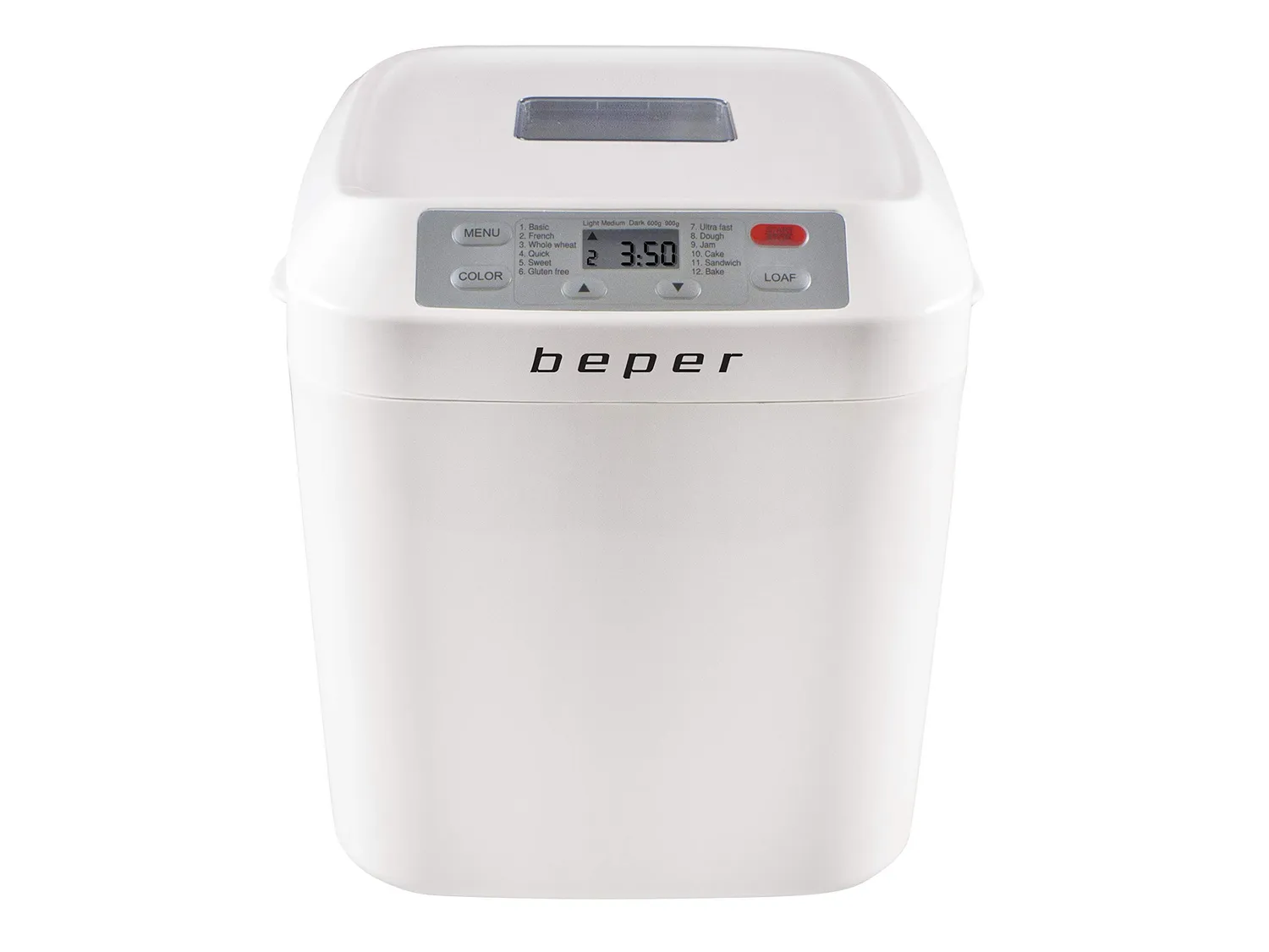 Beper BC.130 macchina del pane gluten free bianca