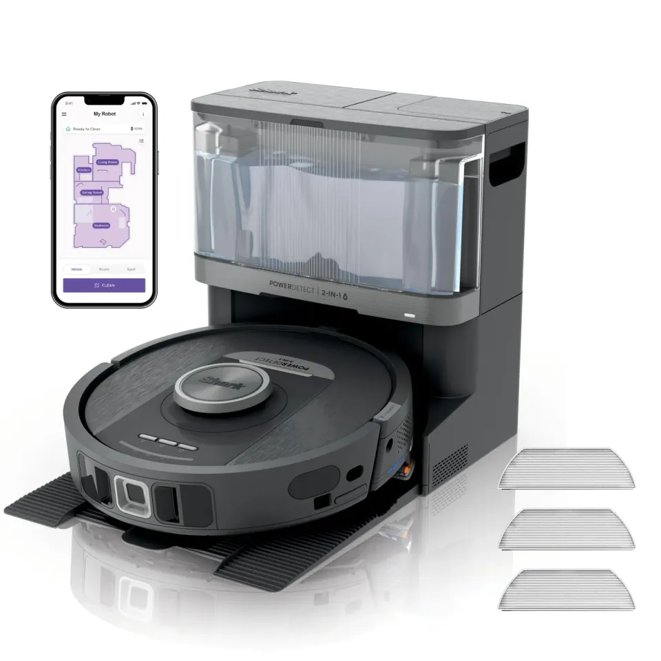 Shark PowerDetect NeverTouch Pro robot aspirapolvere nero