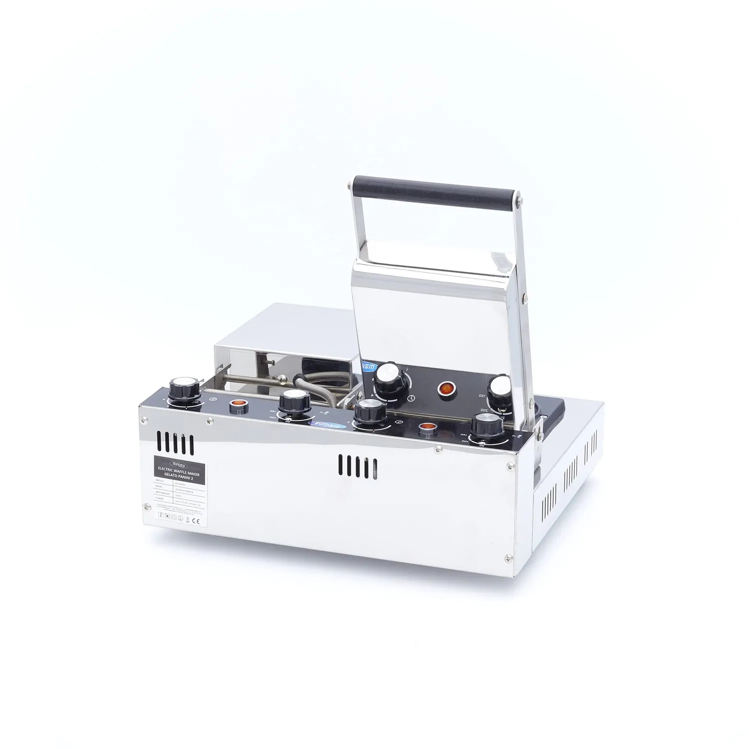 Maxima pressa panini gelato 2 pezzi 1200W
