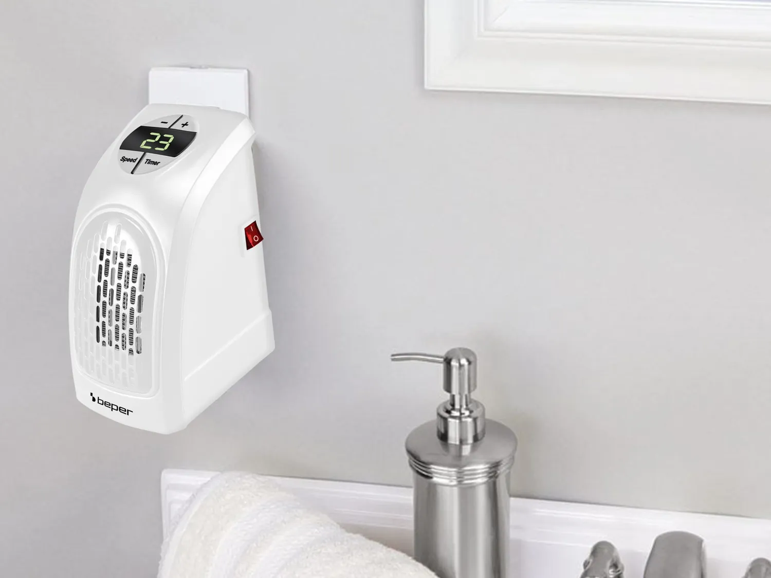 Beper Pocket Heater Ri.201 termoventilatore nero ceramico