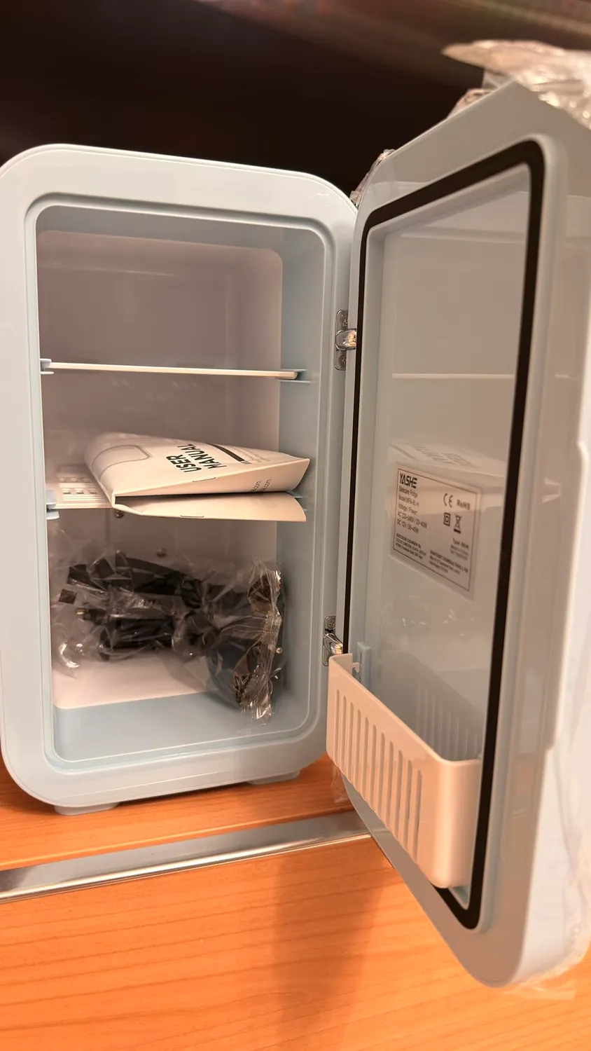 YASHE Mini Frigo 6 Litri Blu 8 Lattine