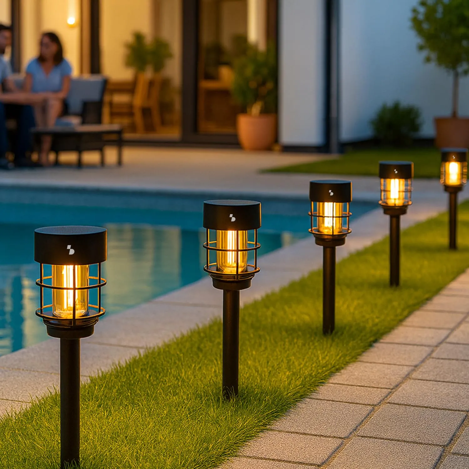 Beper Lucea P207ILO021 lampade solari set 2 pezzi IP44