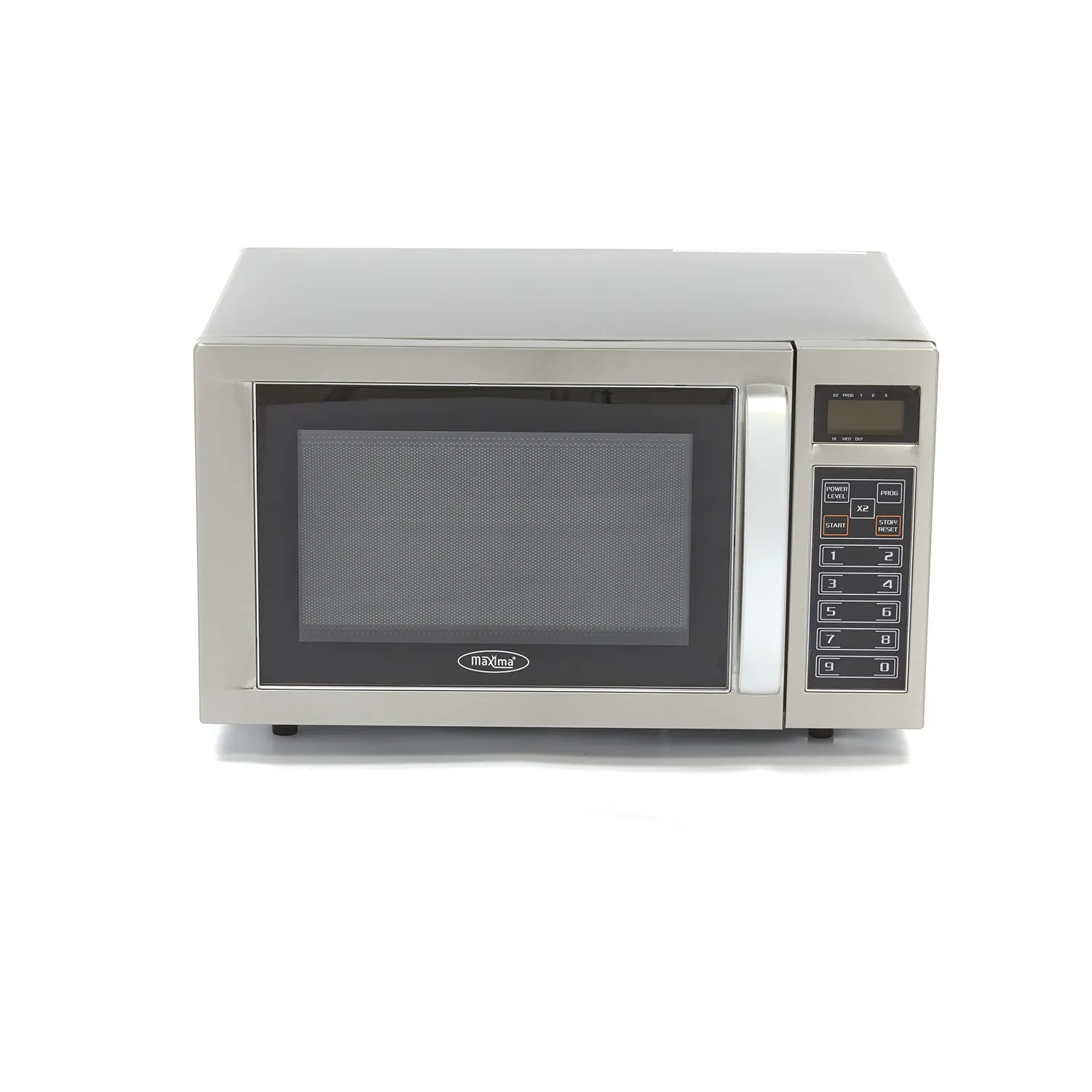 Maxima Microonde Professionale 1000W 20 Programmi Inox