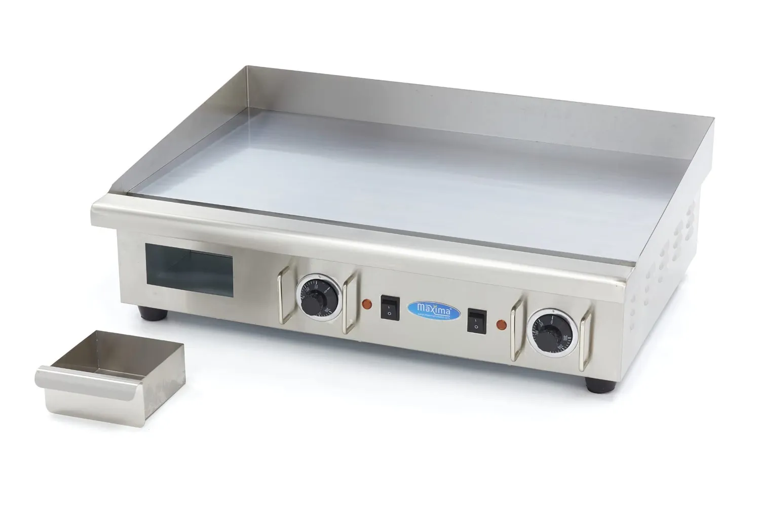Maxima Piastra Barbecue Cromata Liscia 73 cm 4400W