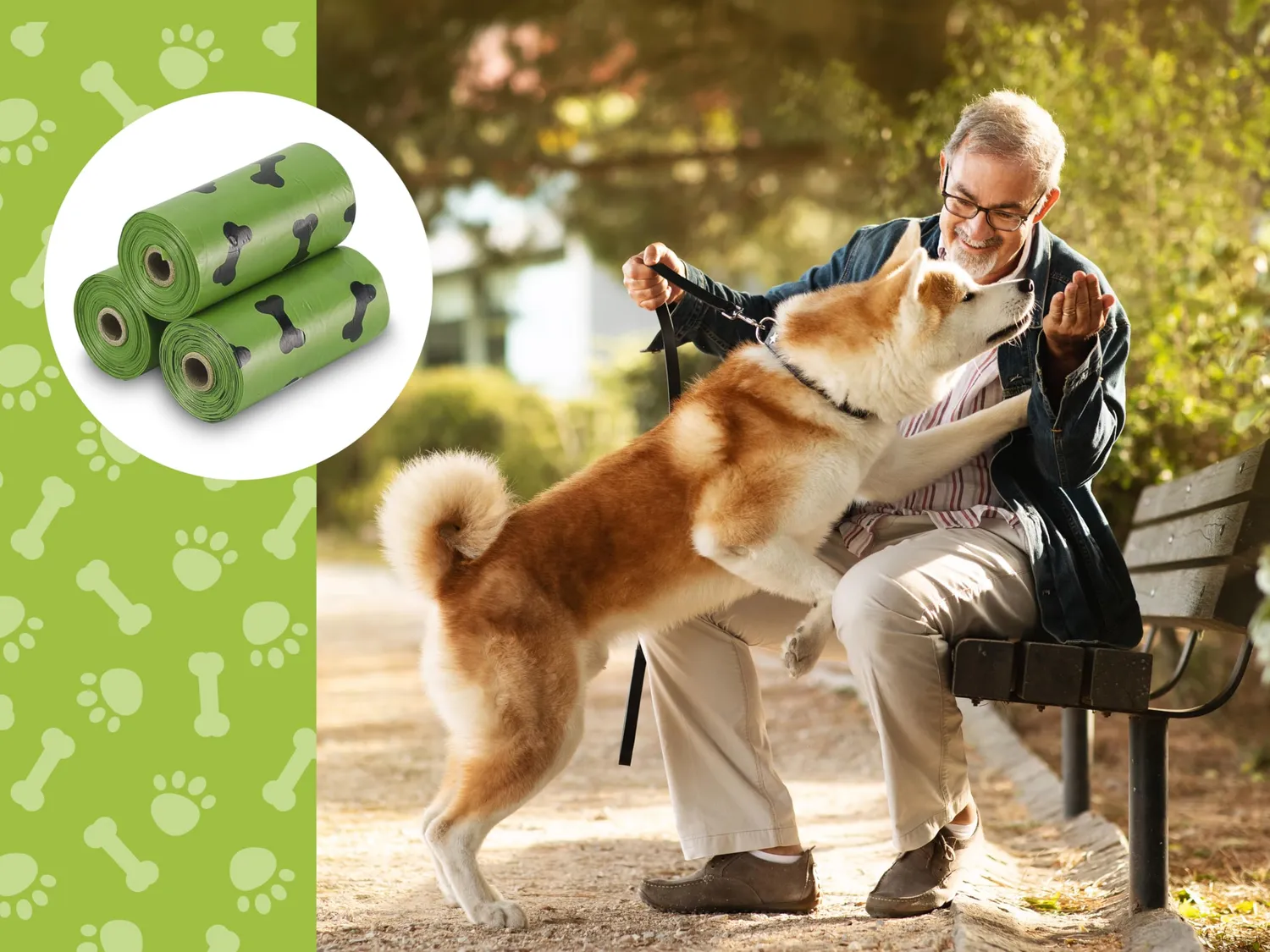 Beper Sacchetti Cane Profumati Verdi 45 Pezzi