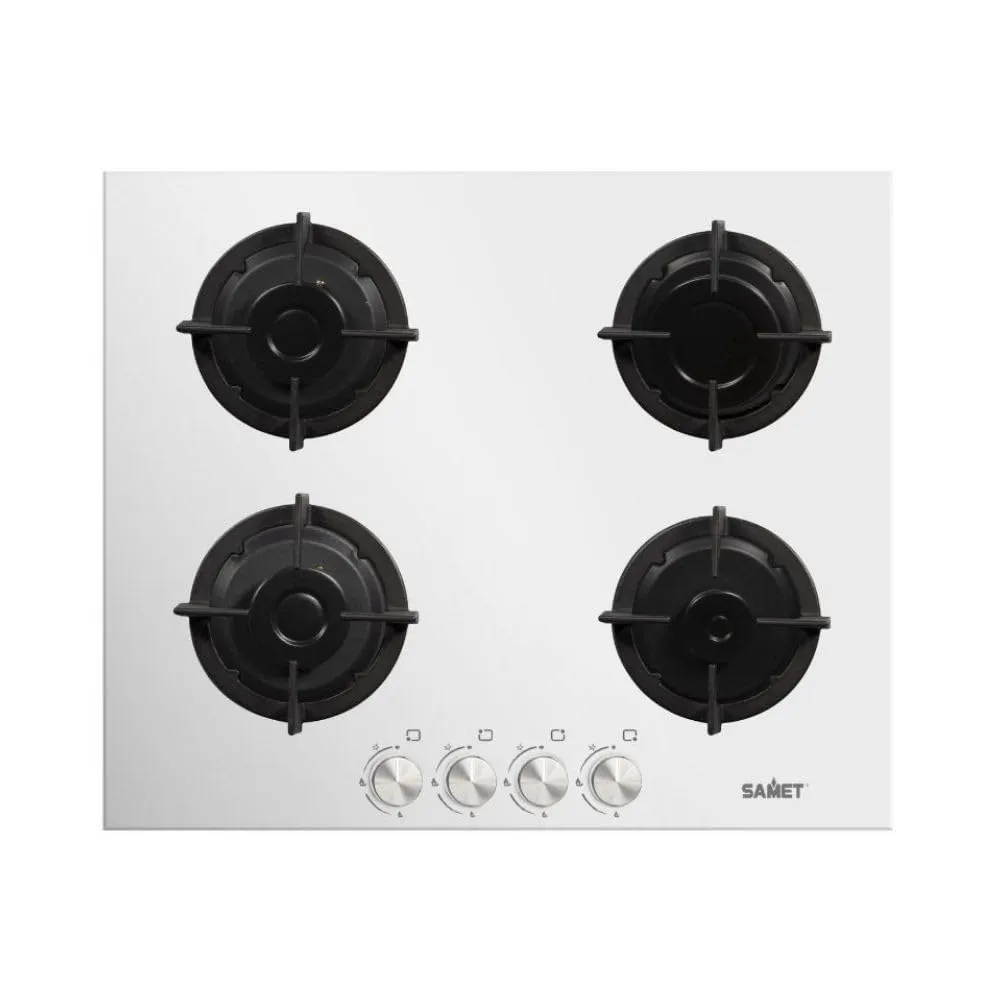 Samet Ariane piano cottura gas 4 fuochi 58 cm valvola sicurezza