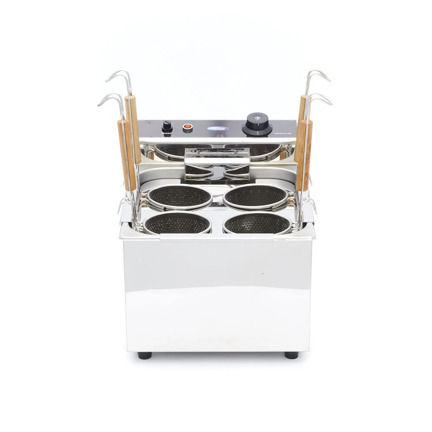 Maxima Cuocipasta 4x2L con 4 Cestini Inox