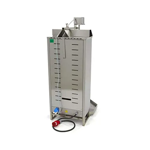 Pizza Maxima grill kebab elettrico 5 bruciatori 80kg