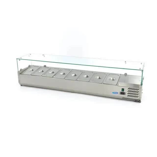 Pizza Maxima Vetrina refrigerata 180 cm 8x1/3 GN 200W