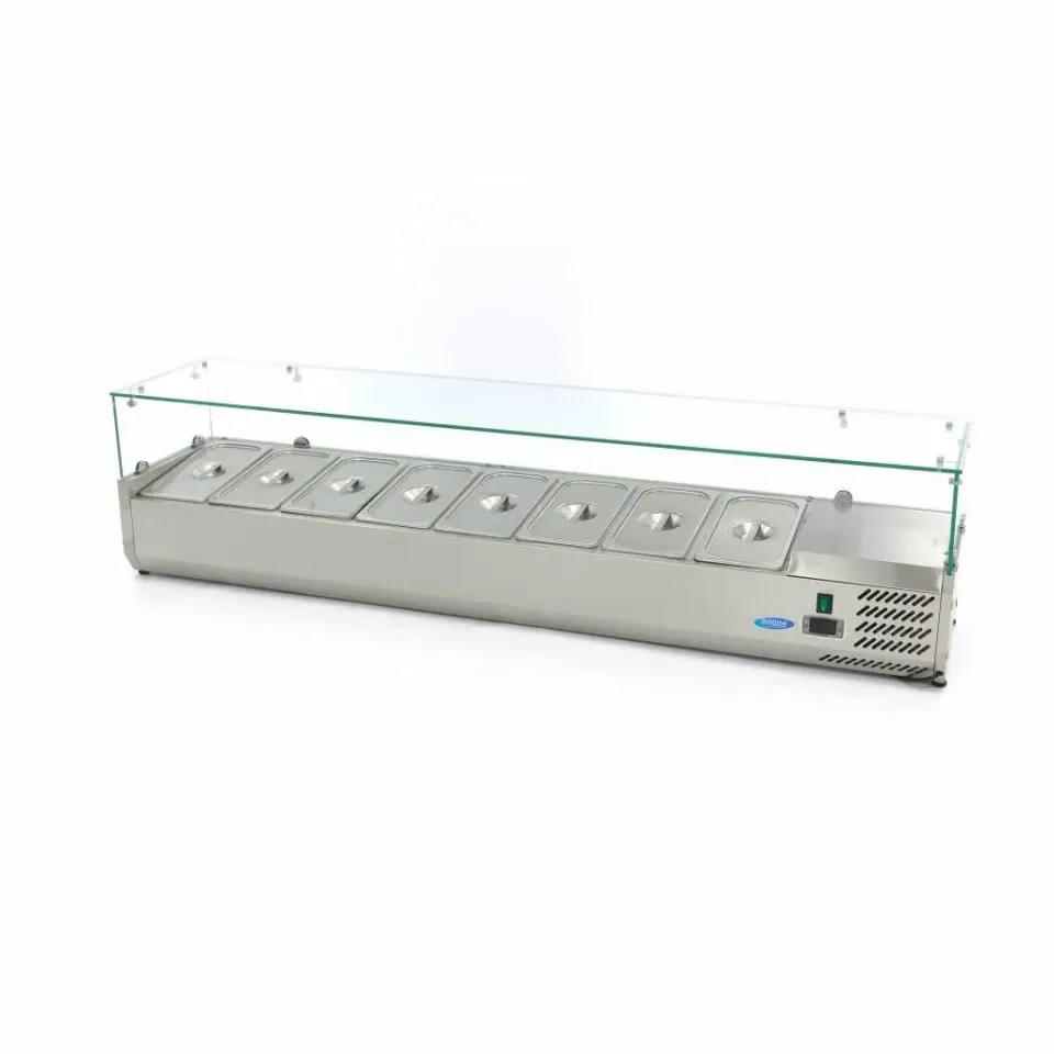 Pizza Maxima Vetrina refrigerata 180 cm 8x1/3 GN 200W