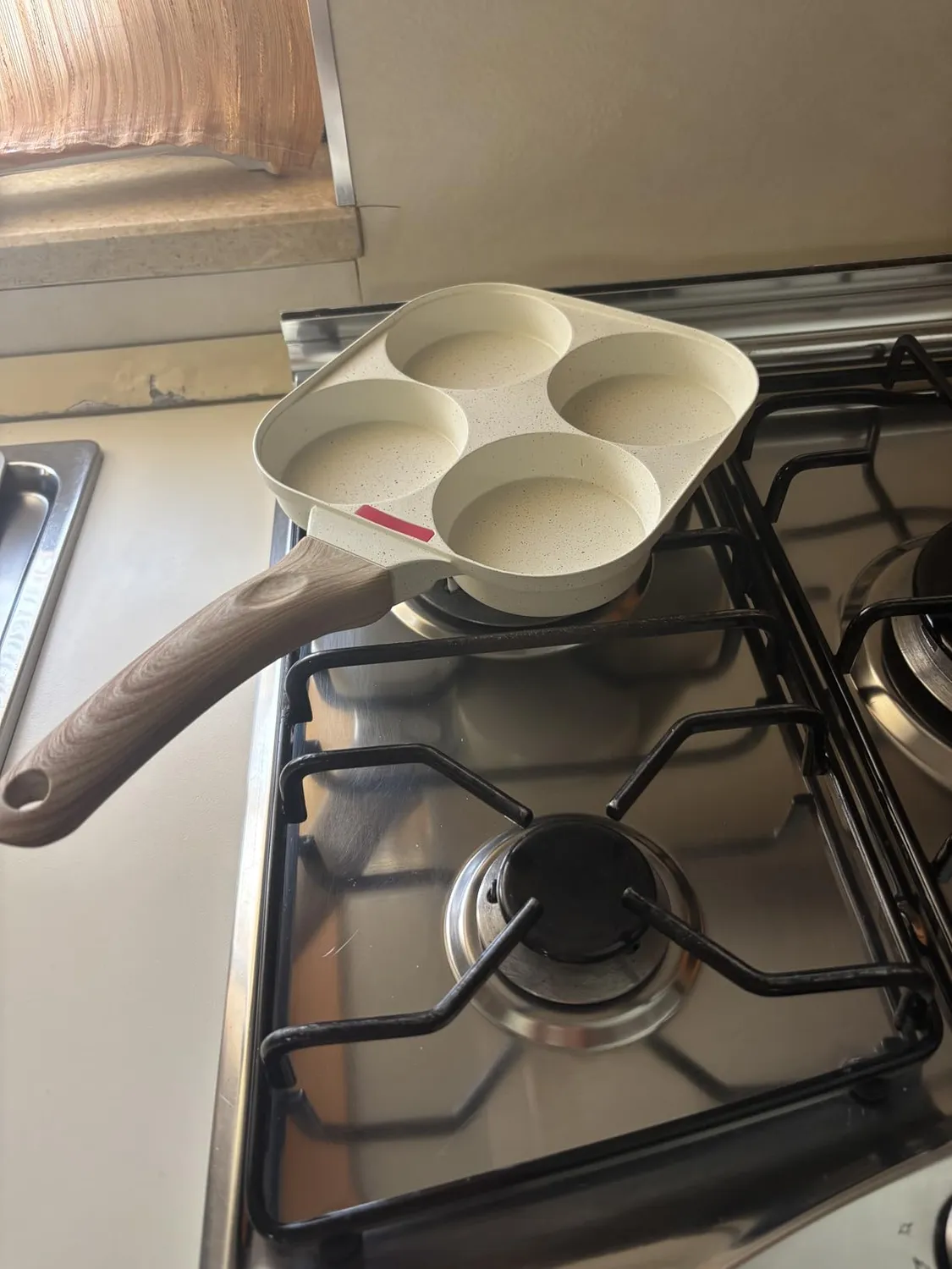 YASHE padella pancake 4 scomparti antiaderente