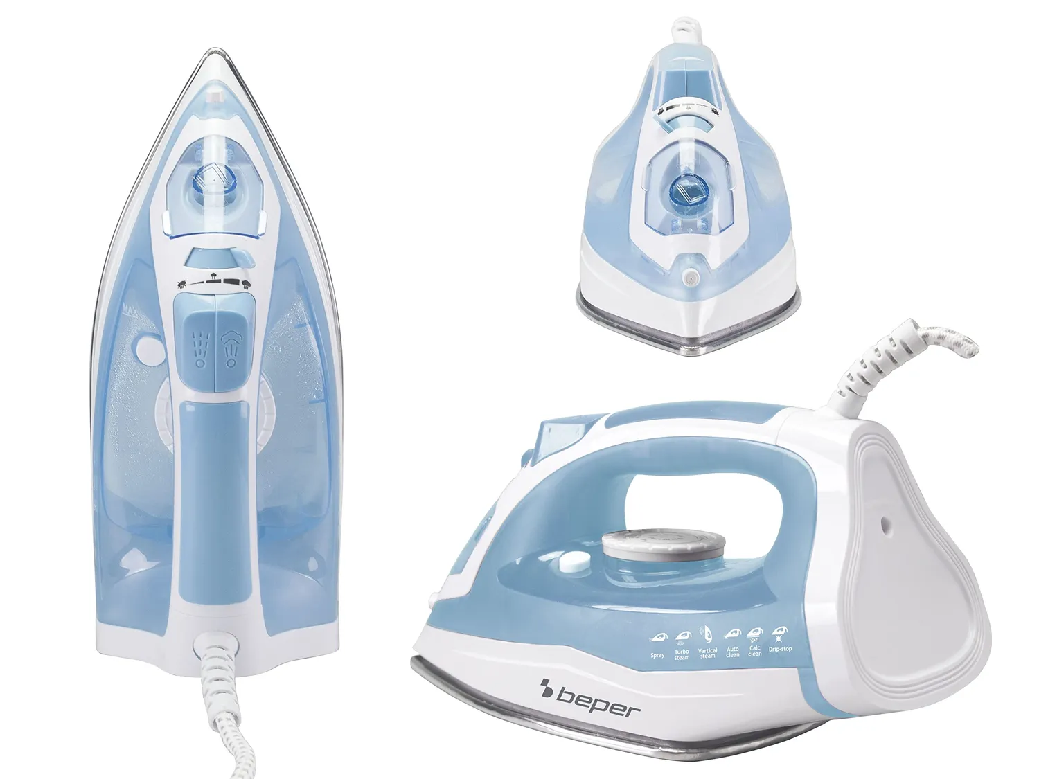 Beper P204FER002 ferro da stiro vapore 2400W anticalcare