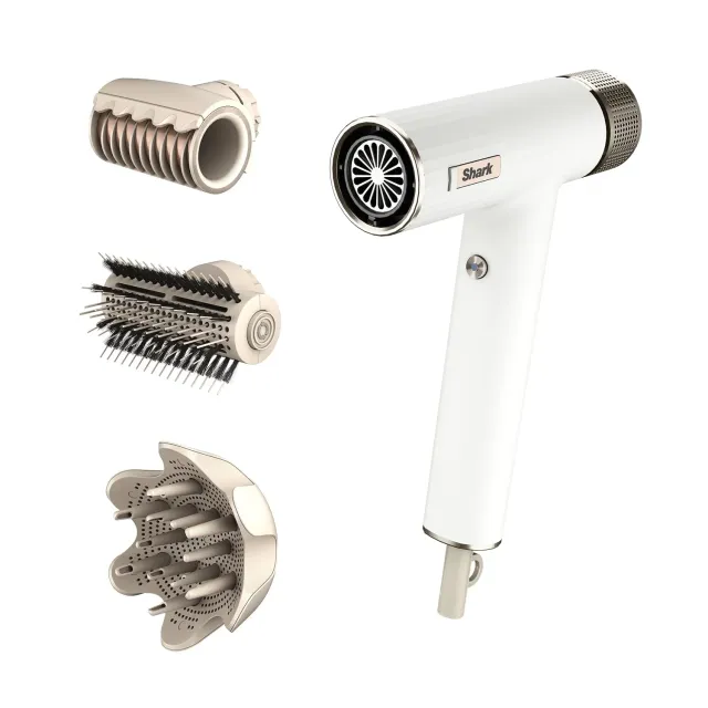 Shark SpeedStyle HD334EU phon bianco 5 styler lisci