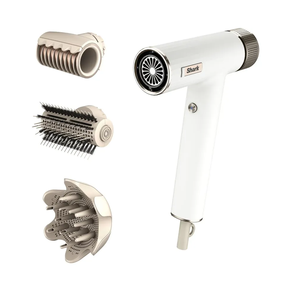 Shark SpeedStyle HD334EU phon bianco 5 styler lisci