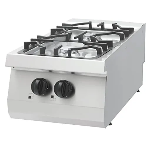Pizza Maxima Heavy Duty piano cottura gas 2 fuochi 13,5 kW