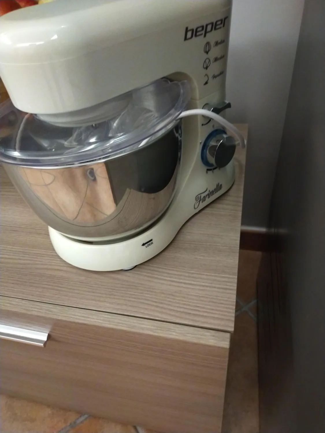 Beper BP.200 Impastatrice Planetaria 4,5L 1000W 8 Velocità