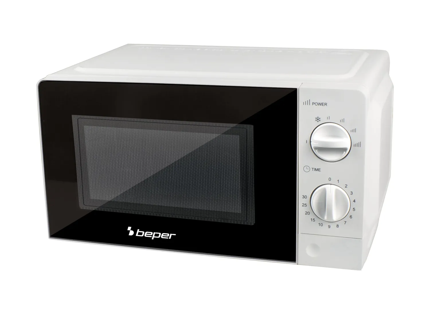 Beper Microonde 20 L Bianco Nero 700W Senza Grill