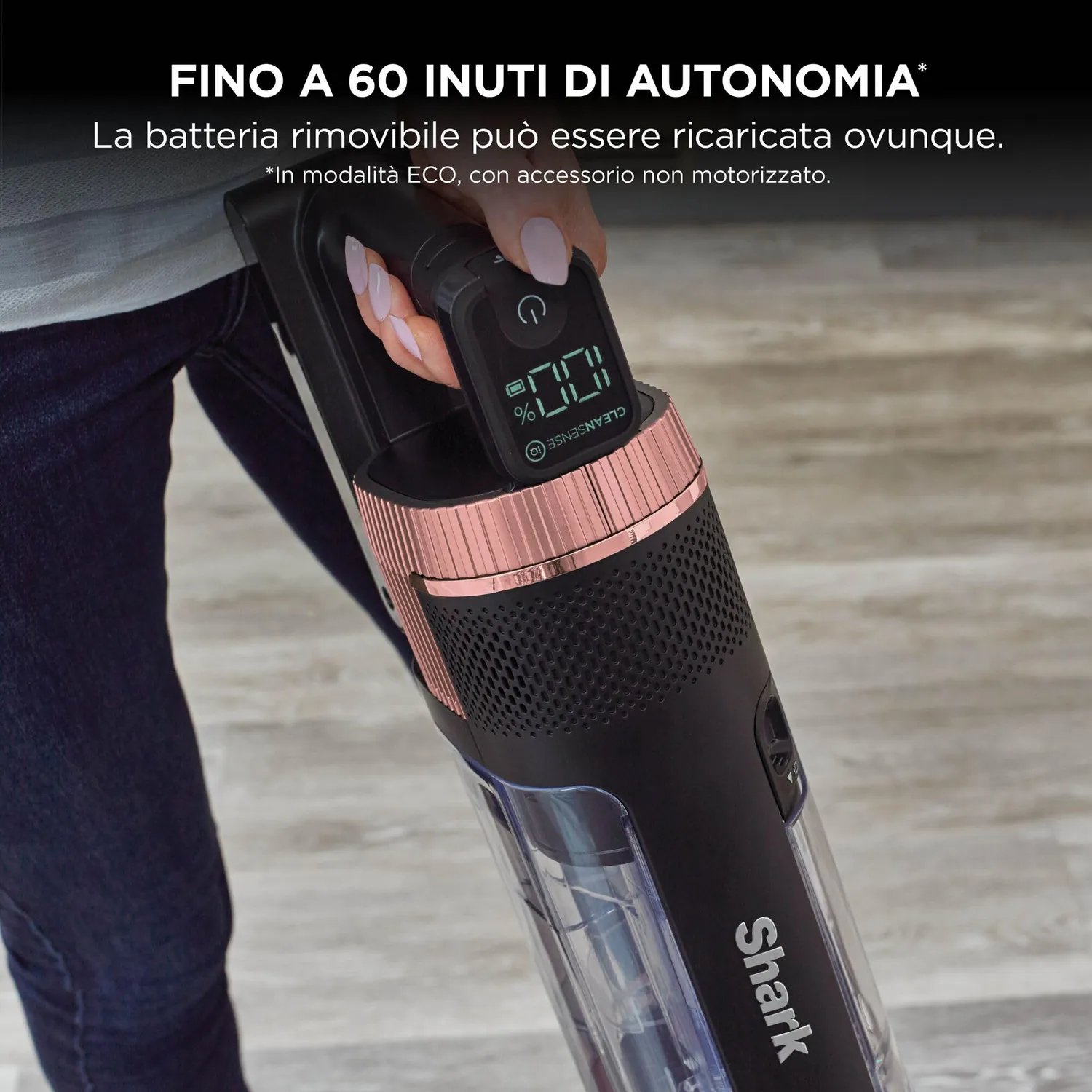 Shark Stratos Aspirapolvere Senza Filo Standard 60 min