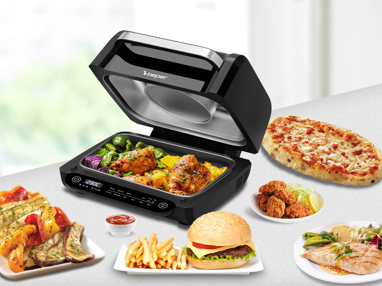Beper Cucinotto P101FRI081 Friggitrice Aria Nero