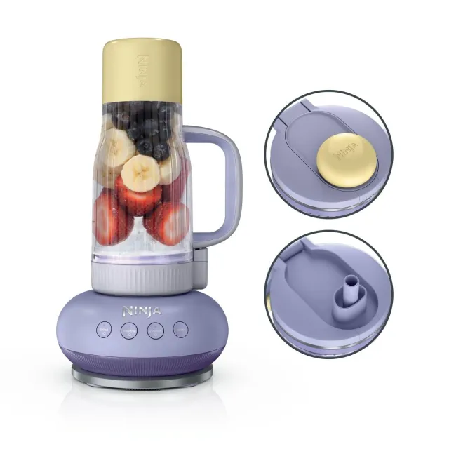 Ninja BlendBoss Frullatore 710 ml Lilla/Giallo 1100 W