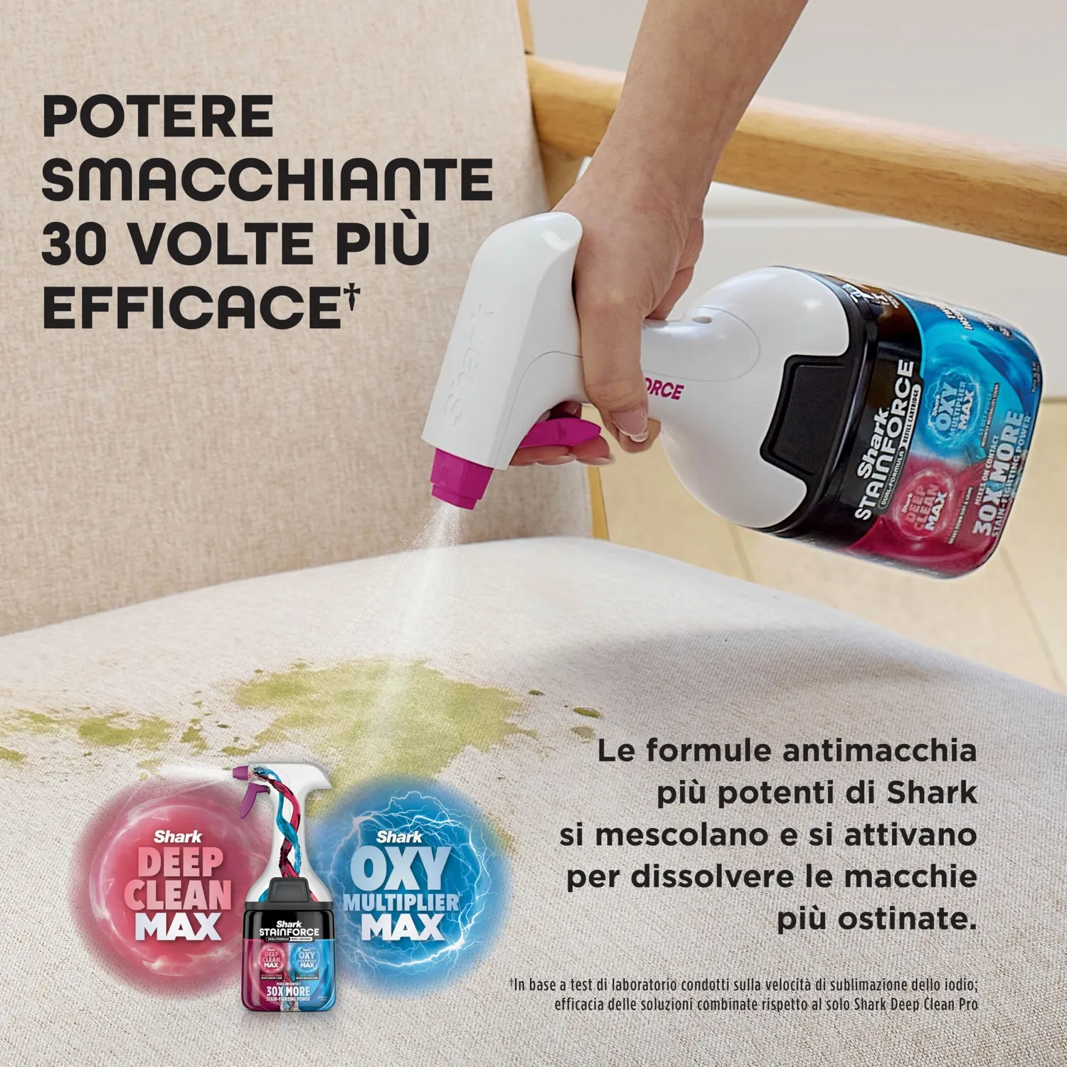 Shark StainForce HX100EUCP smacchiatore senza filo bundle