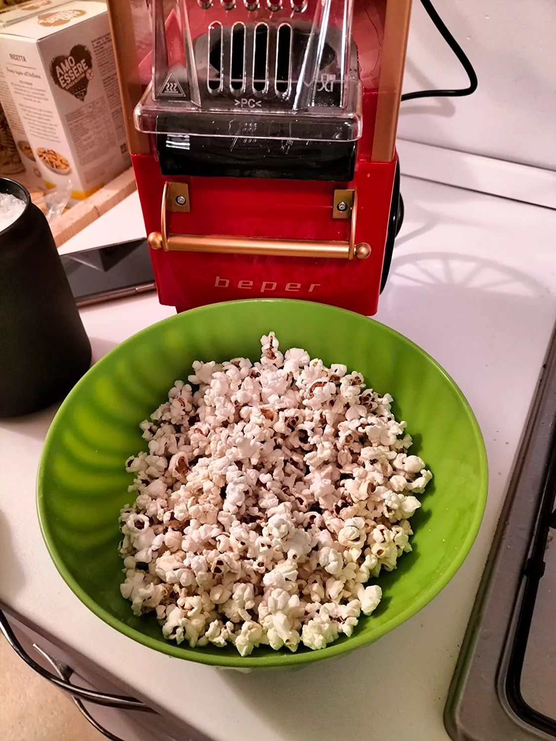Beper Circus macchina per popcorn rossa ad aria