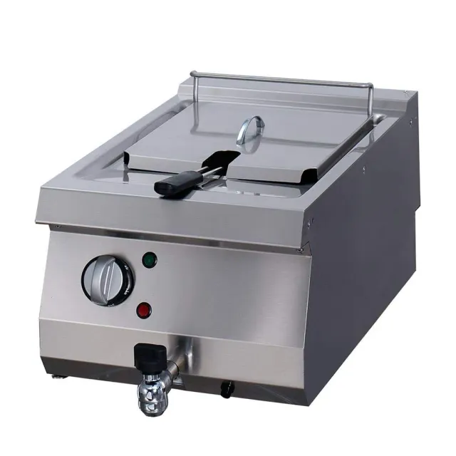Maxima friggitrice elettrica singola 12L 11kW rubinetto