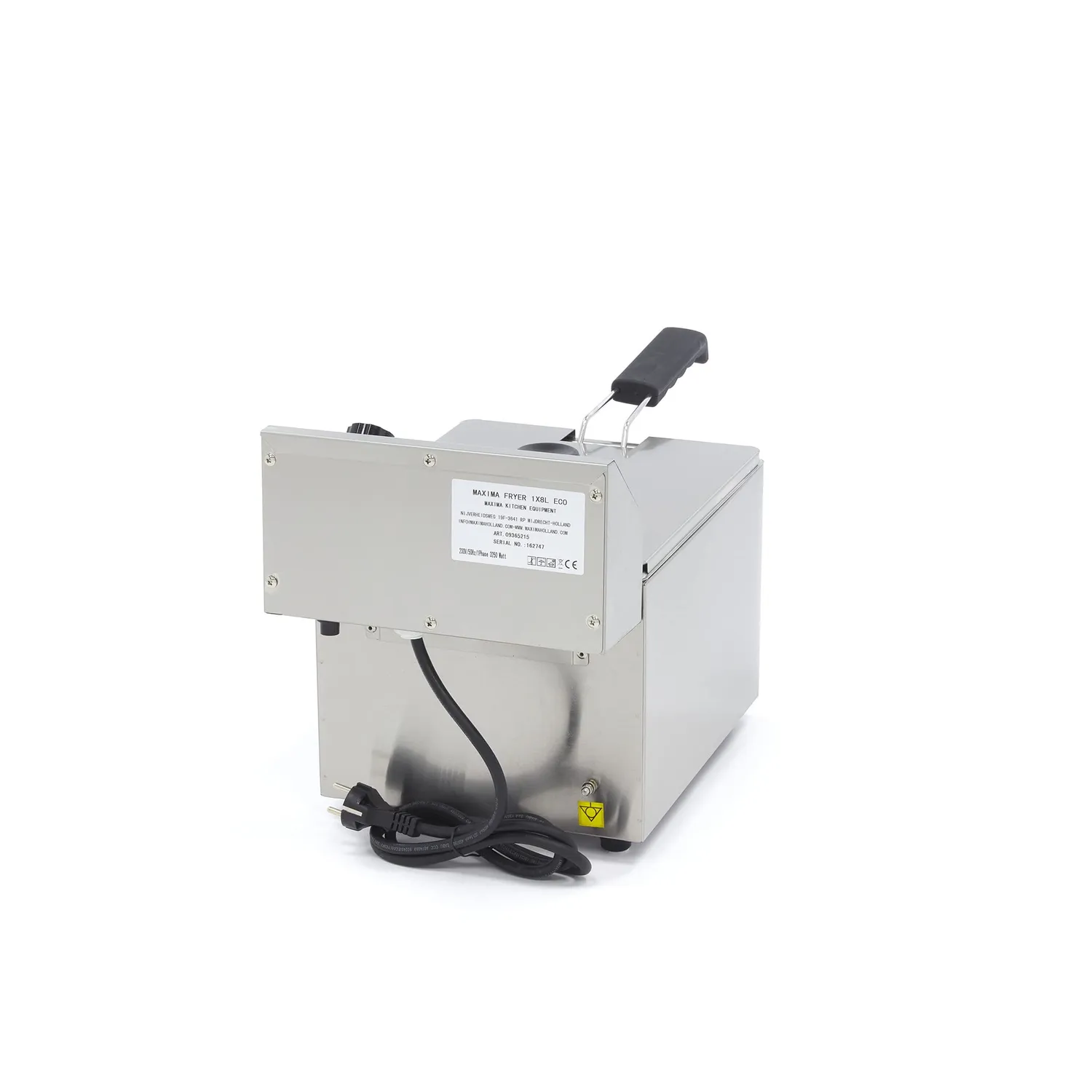 Maxima Gastro friggitrice singola 8 L 1 cestino 1,4 kg