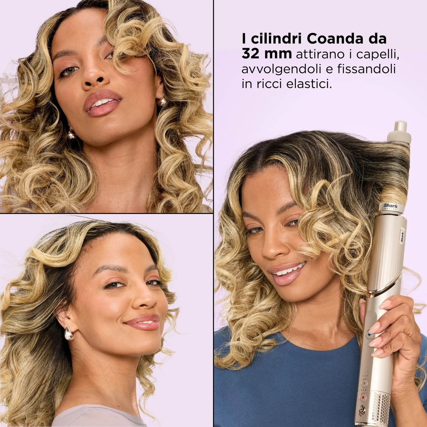 Shark FlexStyle styler 5-in-1 Pietra con diffusore